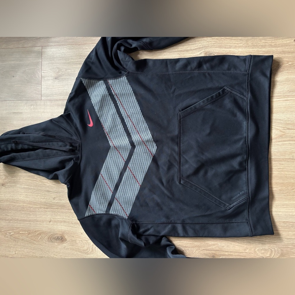 Nike Black and Gray Chevron Jacket